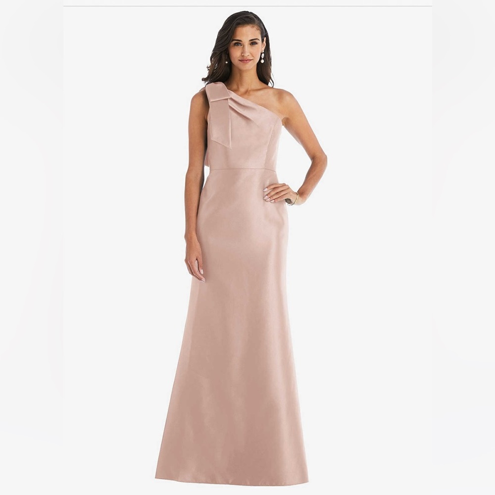 New With Tags Alfred Sung Satin Twill Dress